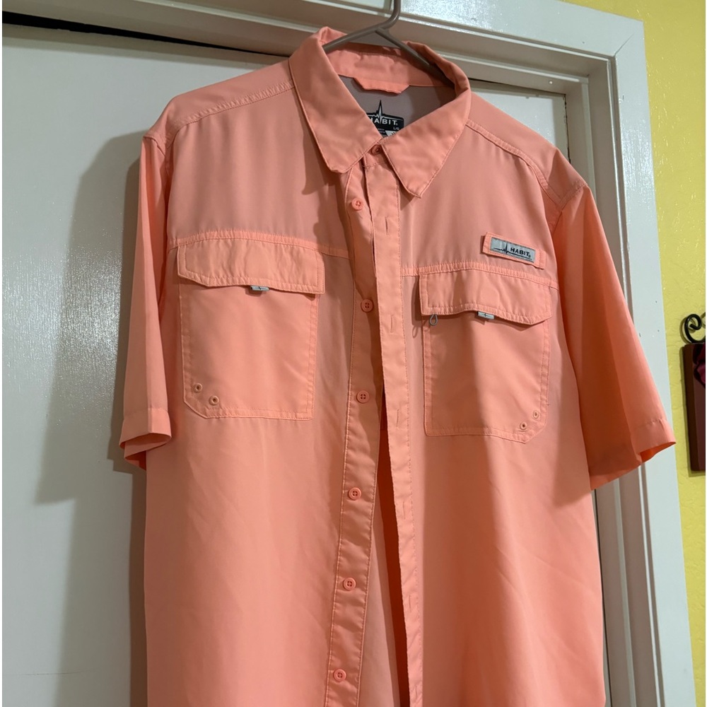 Habit fishing button down shirt